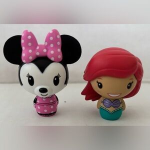 Disney Funko Mini Dorbz Minnie Mouse and Ariel Figures